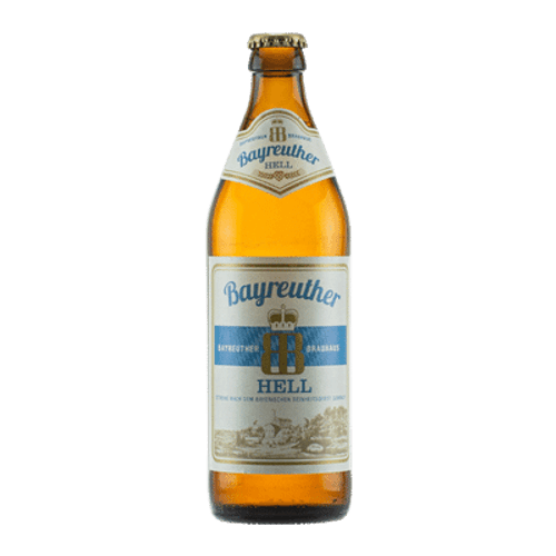 Bayreuther Hell Bavarian Helles Lager 500ml Bottle