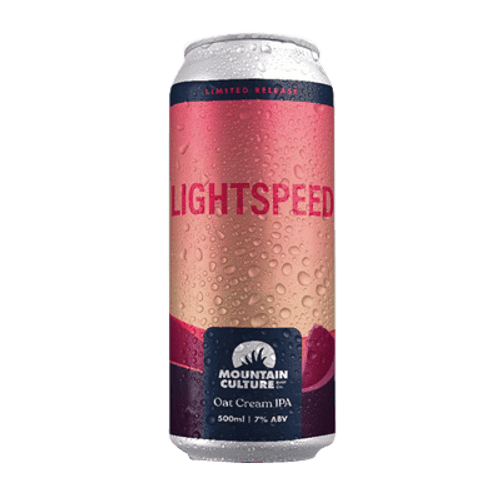 Mountain Culture Lightspeed Oat Cream with Passionfruit IPA 500ml Can