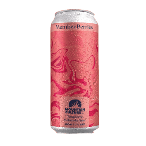 Mountain Culture Member Berries Raspberry Milkshake Sour Ale 500ml Can