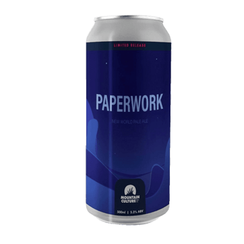 Mountain Culture Paperwork Hazy Pale Ale (3 Can Limit)